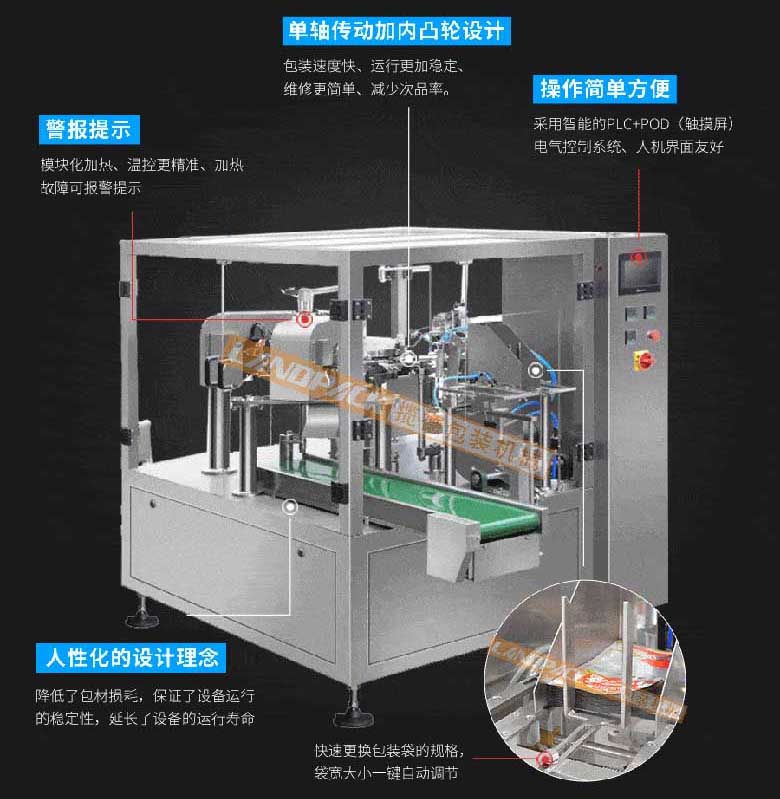 小袋食鹽包裝機特點